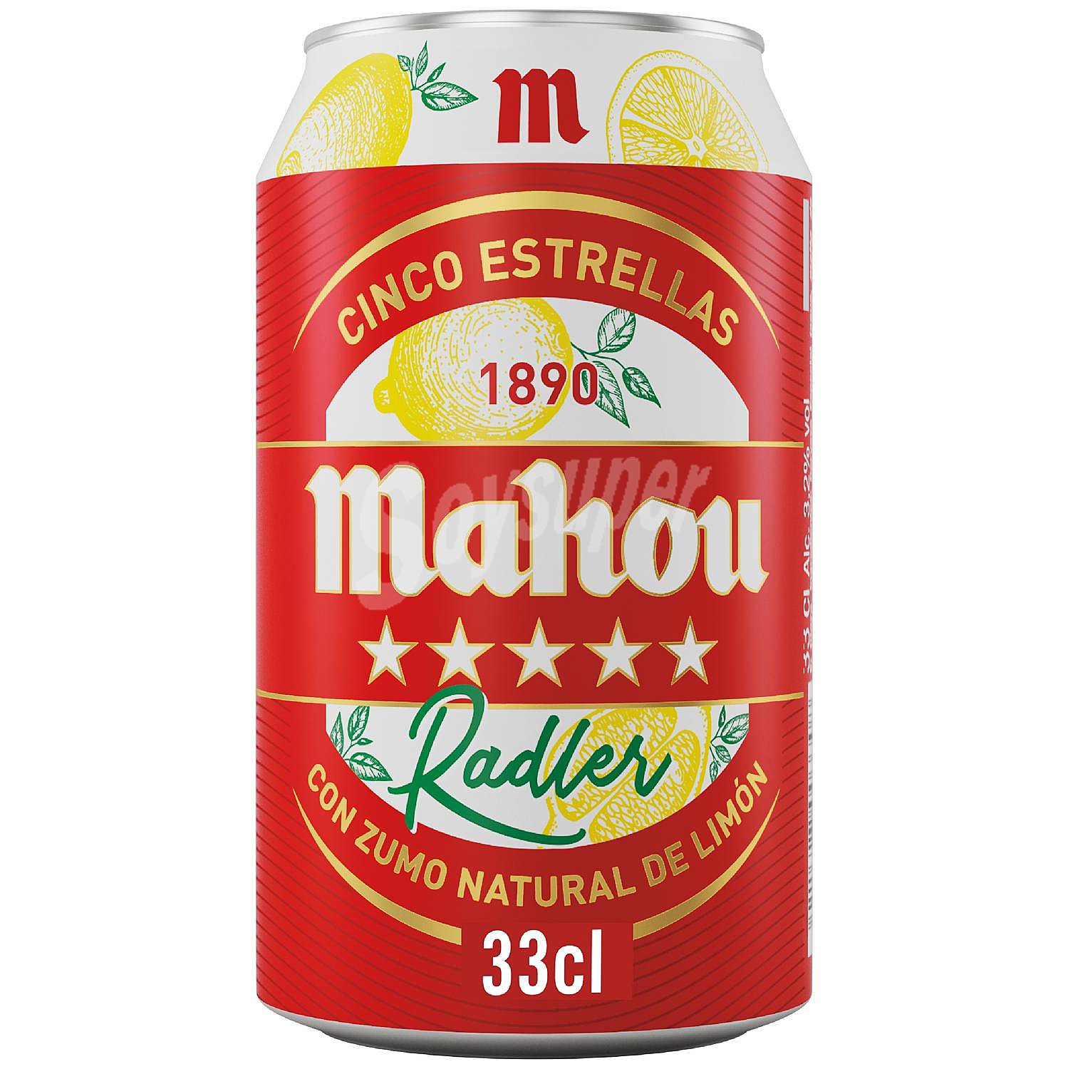 Cerveza con zumo natural de limón