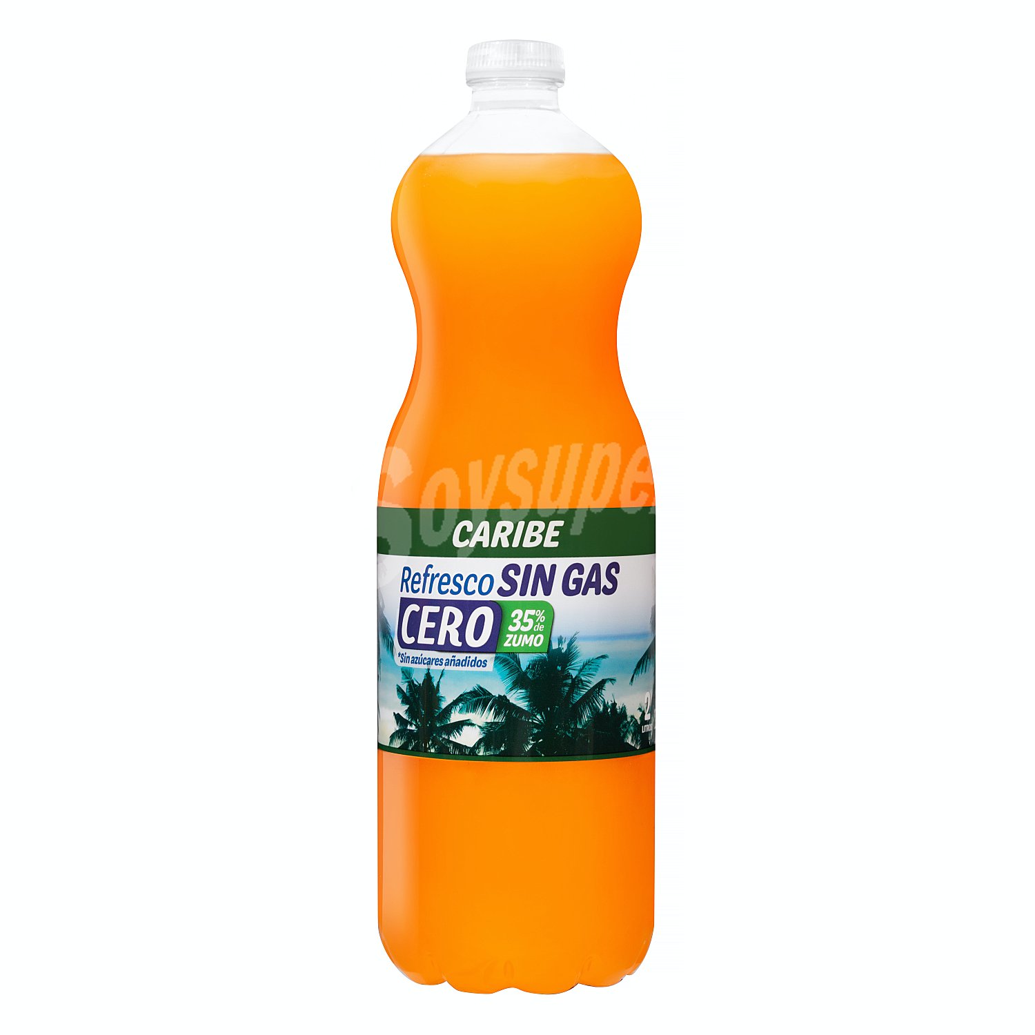 Refresco caribe sin gas cero 35 % zumo 