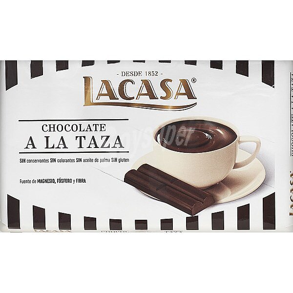 Chocolate negro a la taza