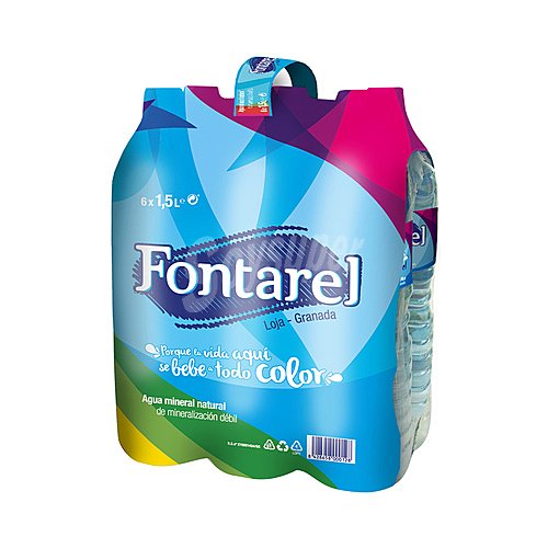 Fontarel Agua mineral sin gas fontarel