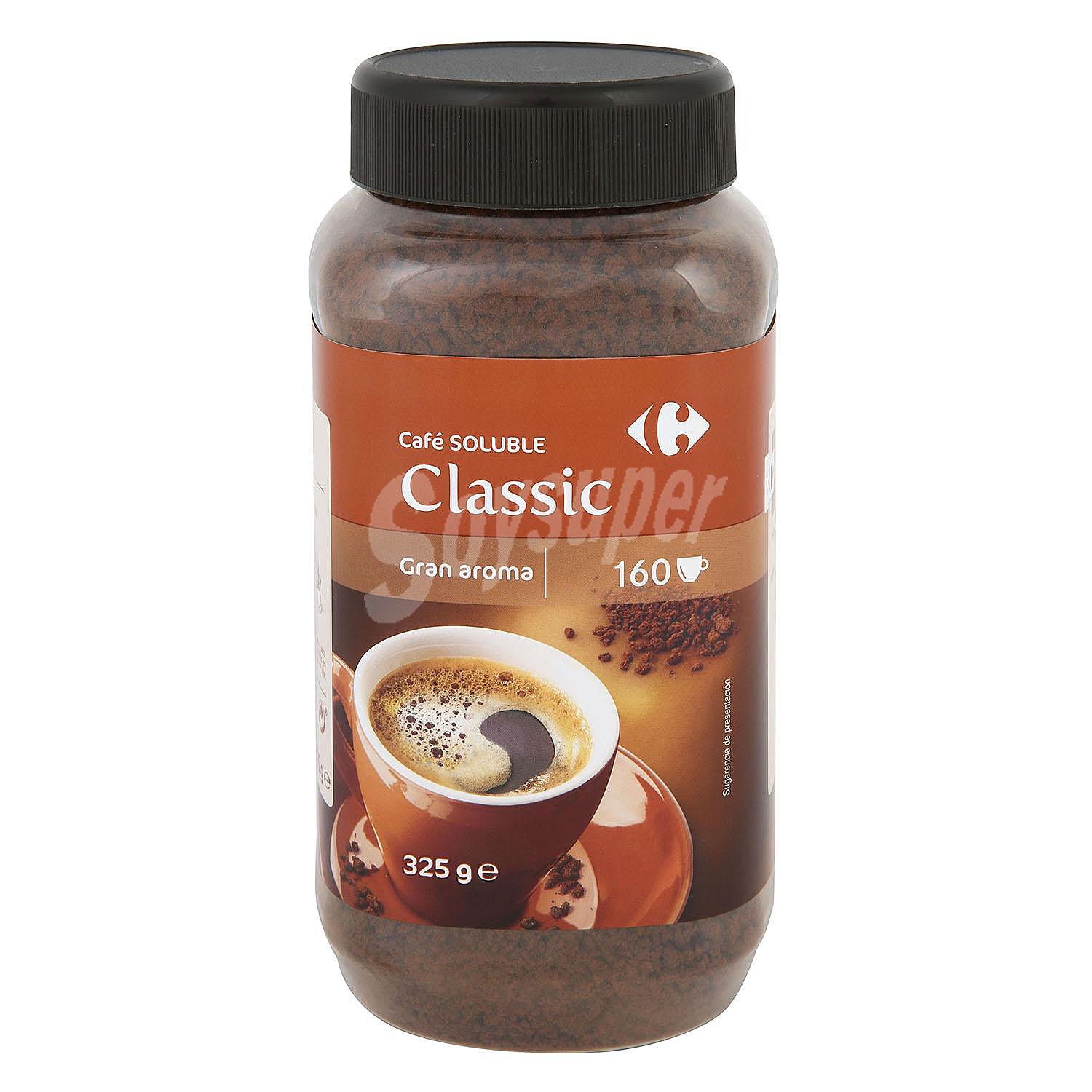 Café soluble natural classic Carrefour