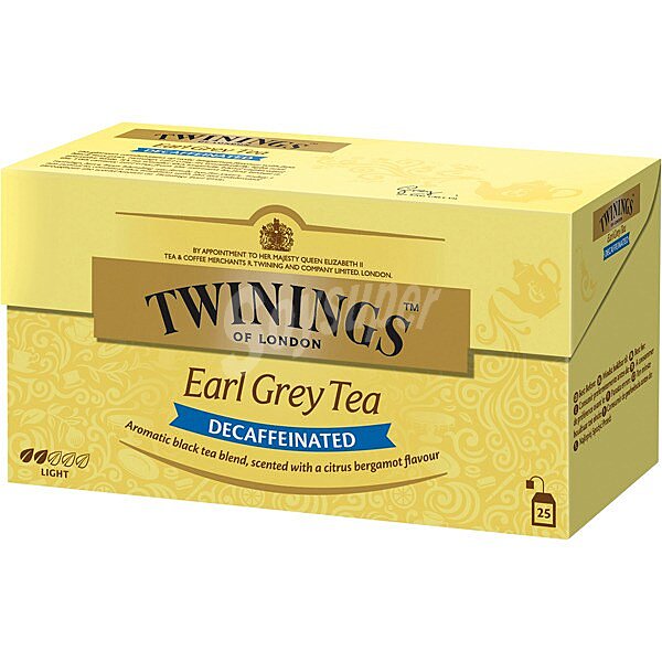 Té Earl Grey descafeinado