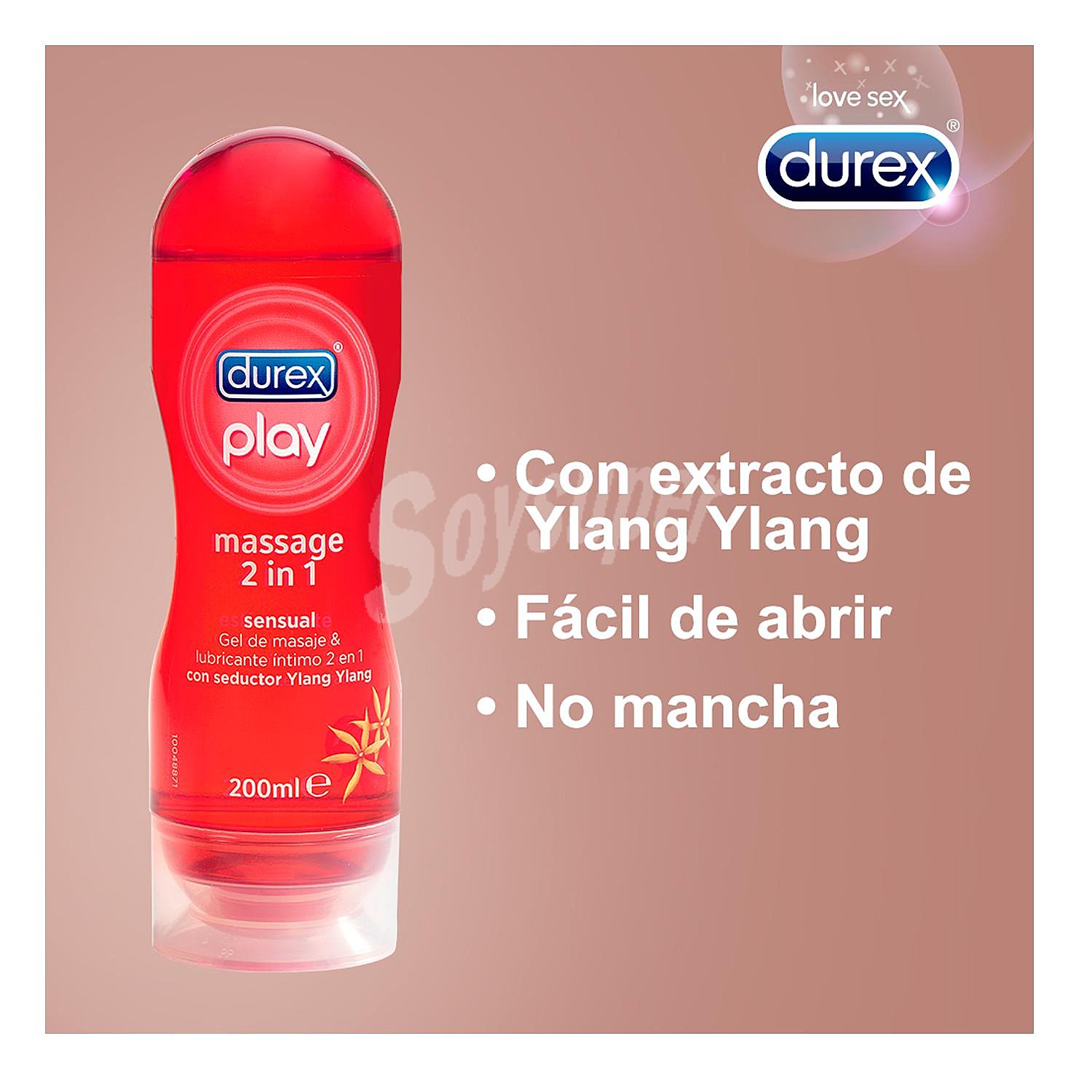 Play lubricante Massage 2 en 1 Sensual Ylang Ylang