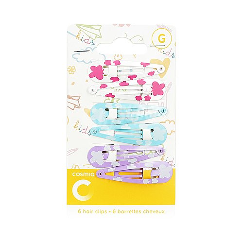 Cosmia Pinza rectangular para cabello con diseño infantil cosmia