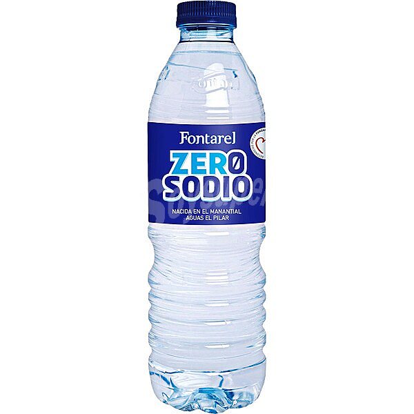 Zero Sodio agua mineral natural sin gas