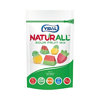 Golosinas naturall sour fruit mix bolsa 180 gr