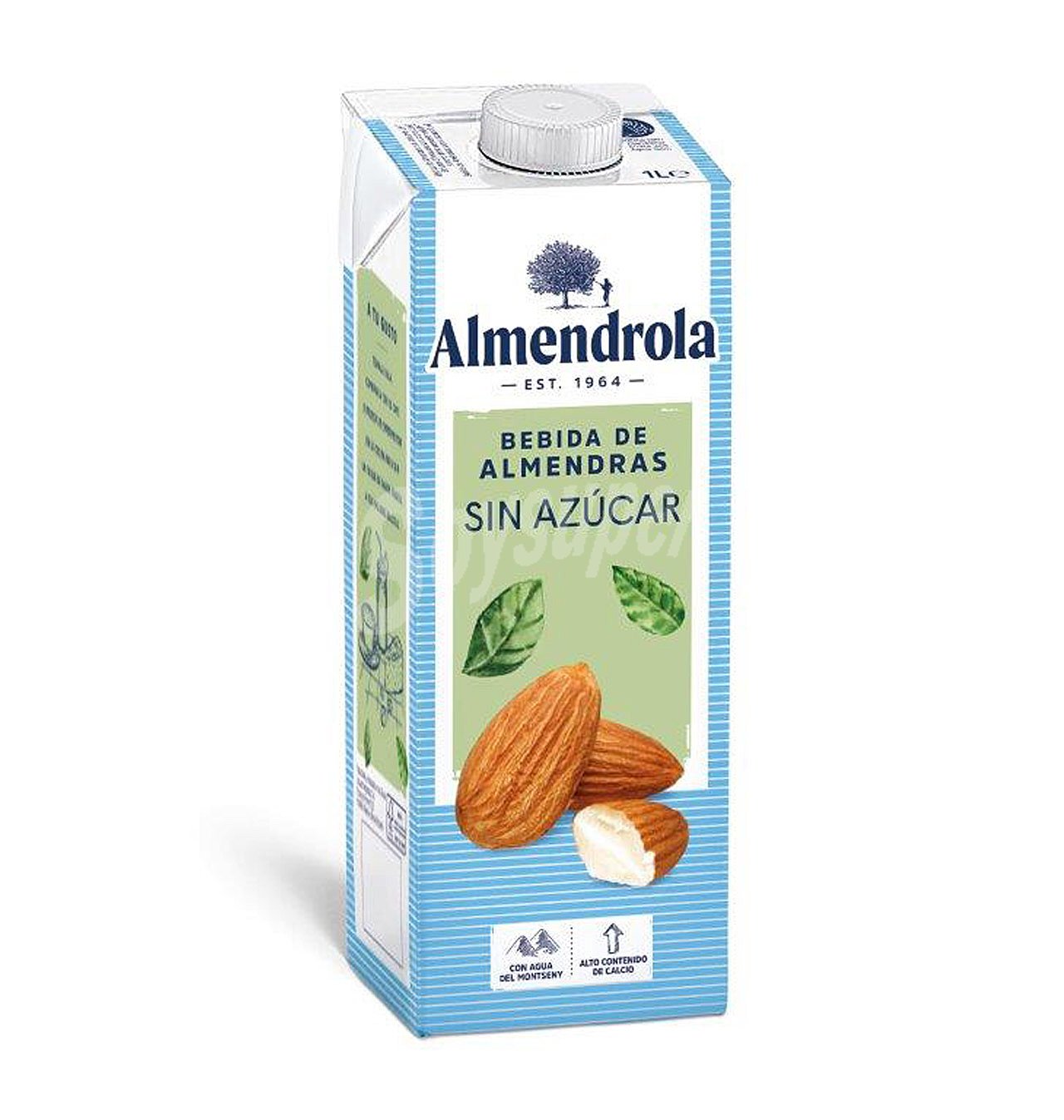 Leche almendras sin azúcar