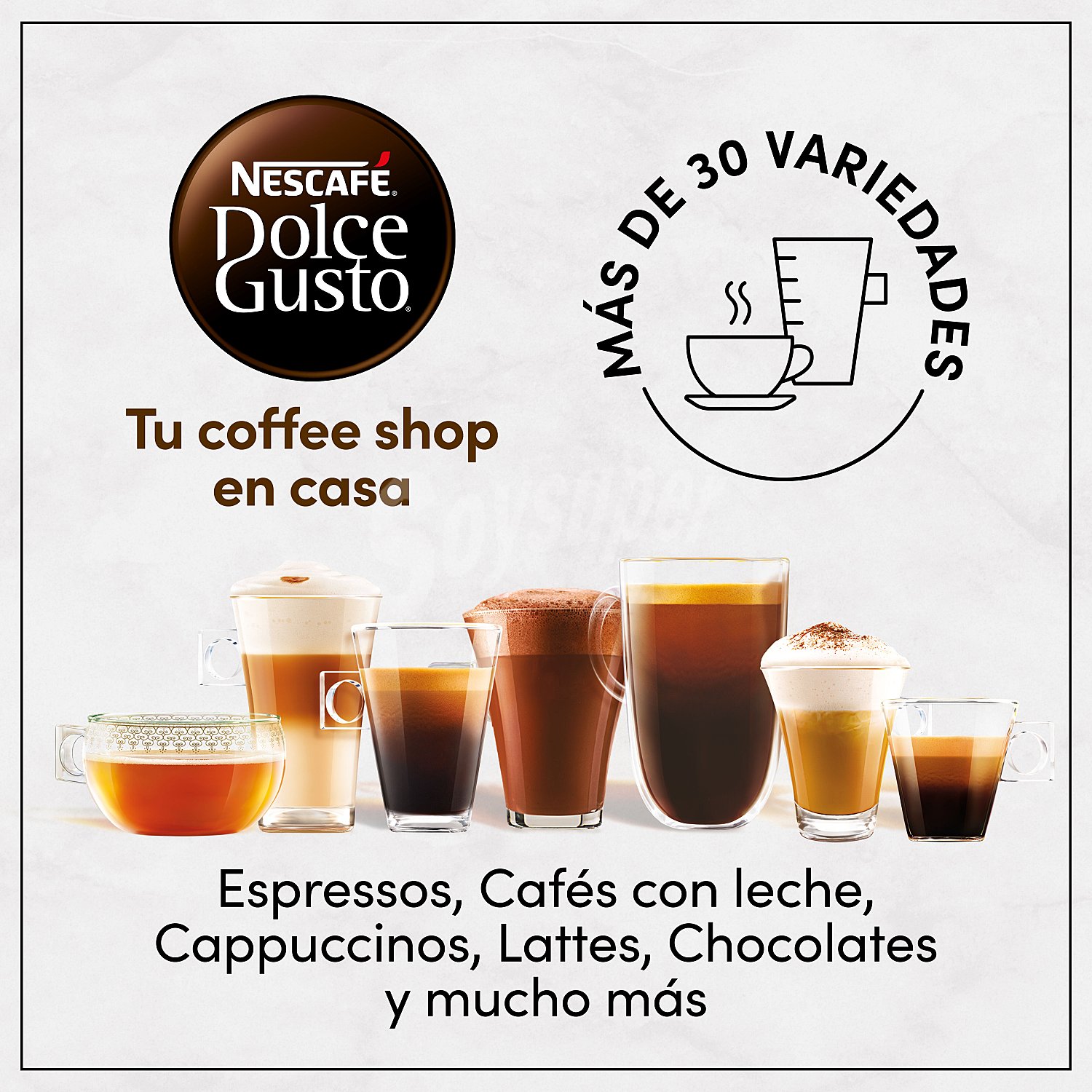 Café con leche intenso en cápsulas