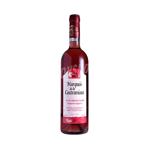 Marqués DE LA contraviesa Vino rosado con D.O. Vino de Calidad de Granada marques DE LA contraviesa