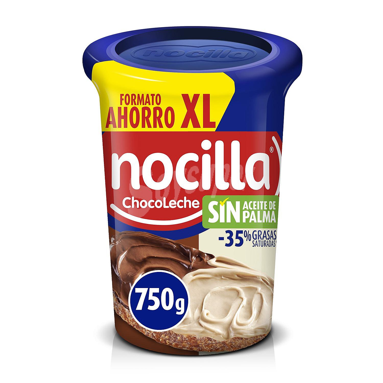 Crema de cacao y leche con avellanas Nocilla sin gluten y sin aceite de palma