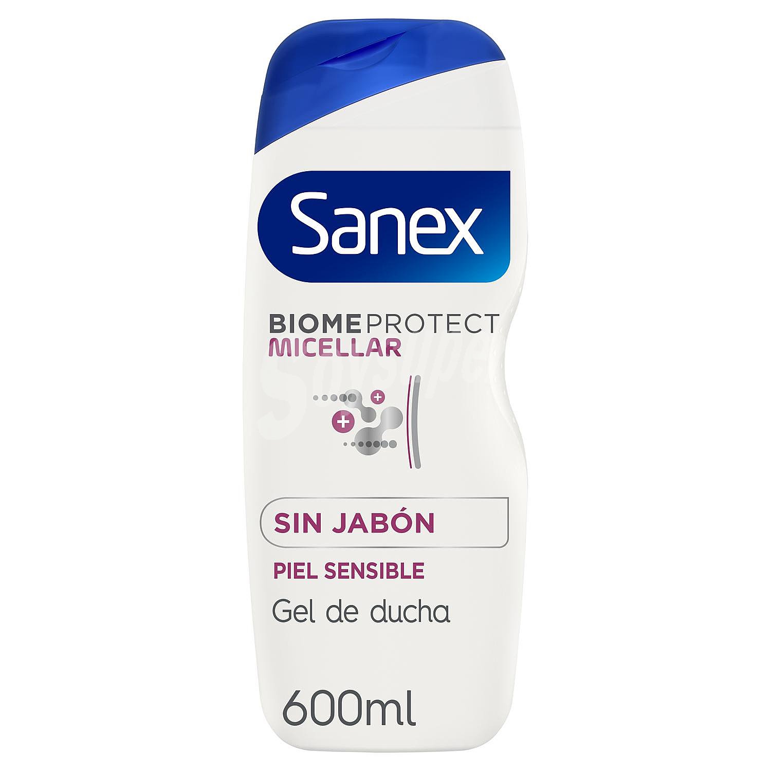 Gel de ducha dermo micelar fisiológico sin jabón piel sensible biomeprotect Sanex