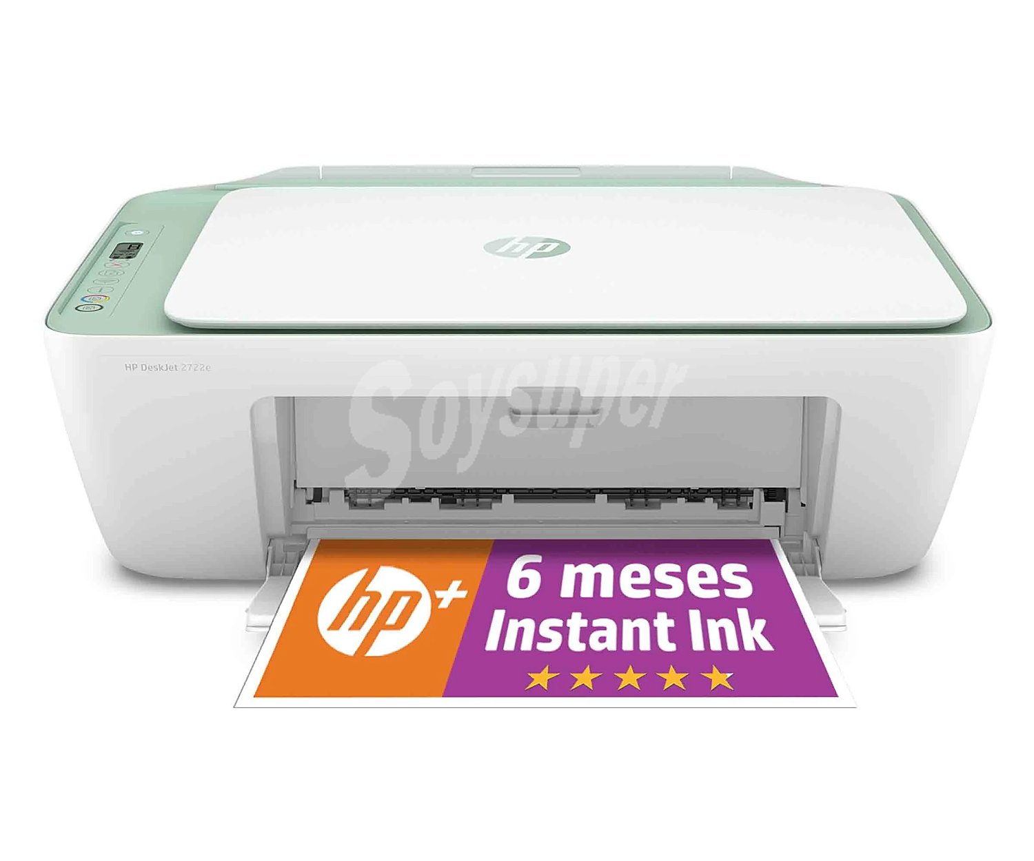 Impresora multifunción tinta HP deskjet 2722e 69B, wifi, usb, 6 meses impresión Instant Ink