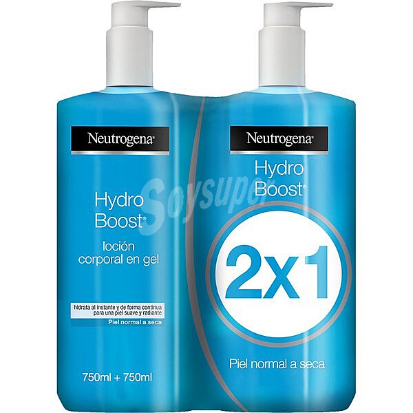 Hydro Boost loción corporal hidratante en gel para piel normal dosificador