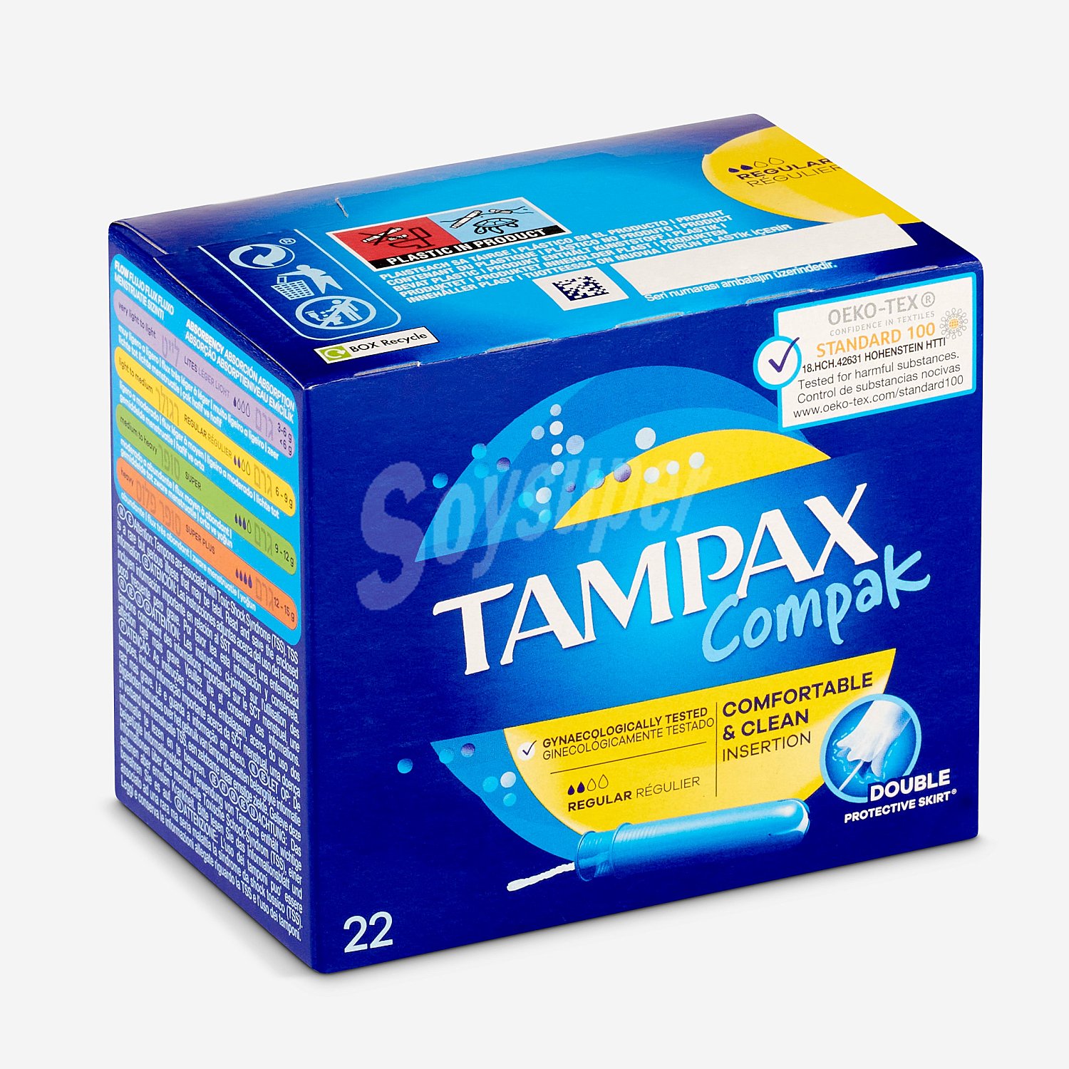 Compak tampón regular