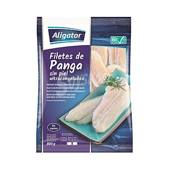 Aligator Filetes de panga, ultracongelados, sin piel y sin espinas aligator