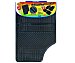 Juego de 4 alfombrillas universales de PVC de color negro y reversibles rolmovil