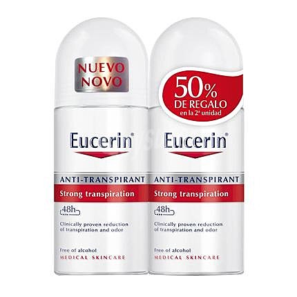 Desodorante roll on antitranspirante 48h Eucerin