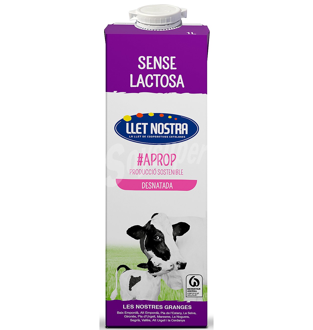 Leche desnatada UHT Sin Lactosa