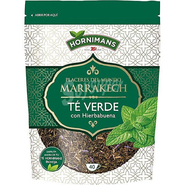 Té verde con hierbabuena