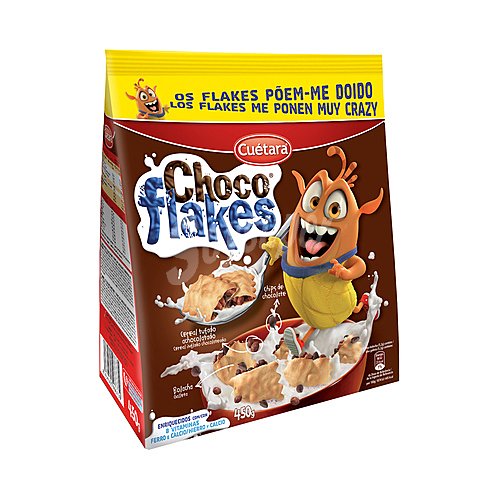 Choco flakes Galleta con arroz inflado chocolateado choco flakes