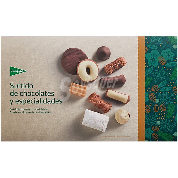 Surtido de chocolates y especialidades selection