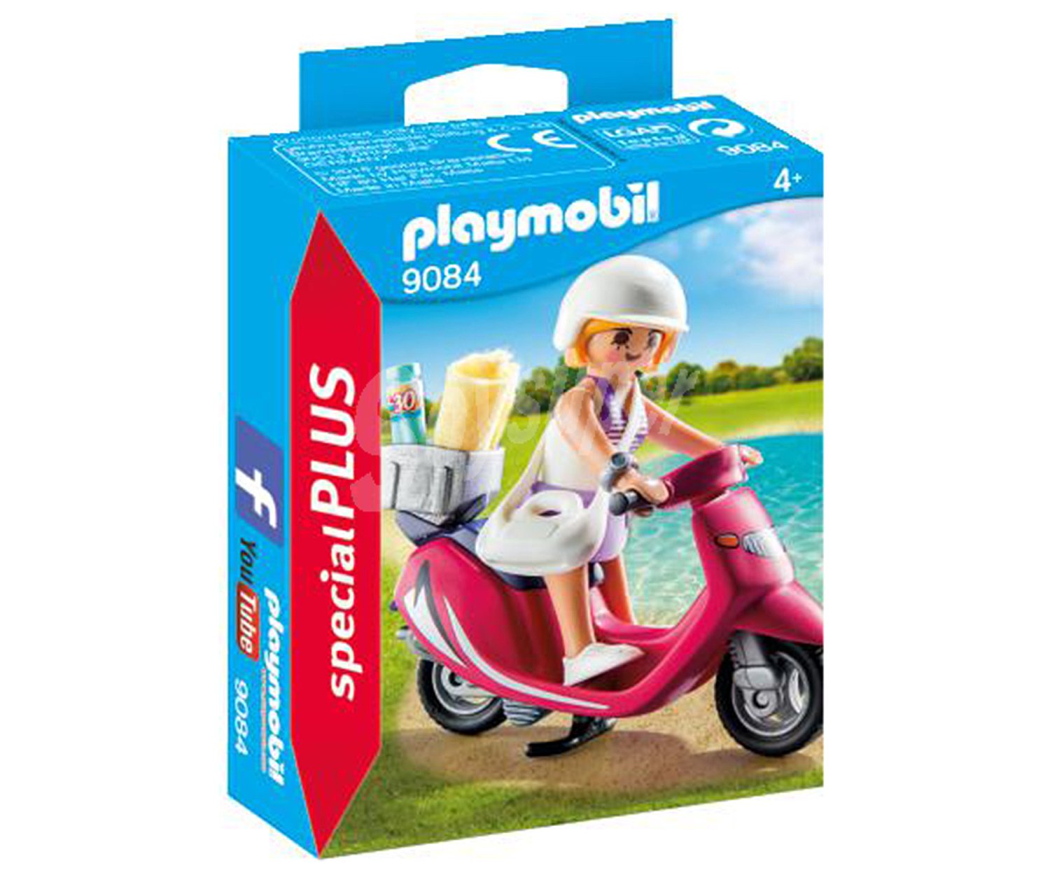 Conjunto de juego Mujer con scooter, Special Plus 9084 playmobil