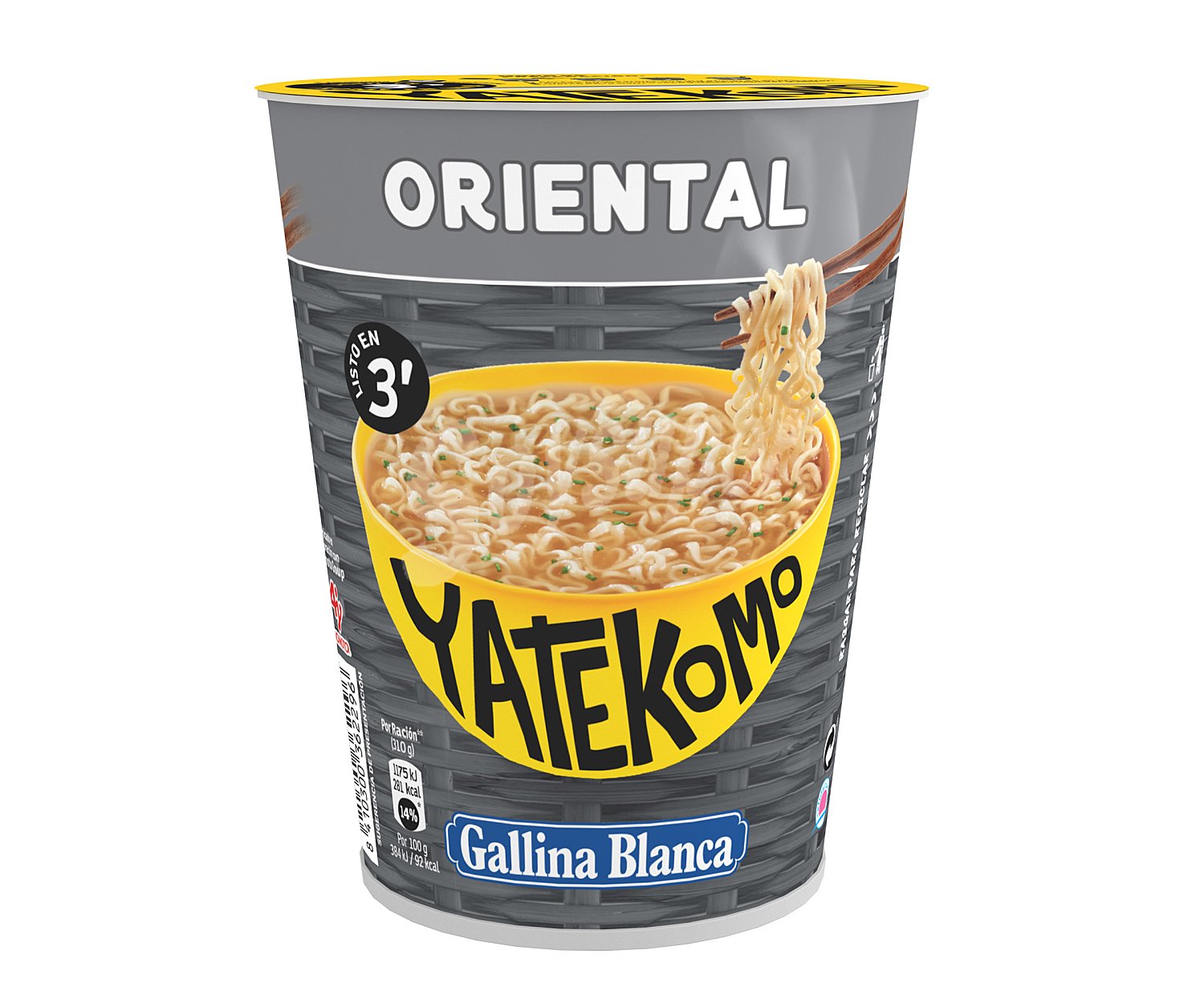 Yatekomo Fideos Orientales Originales yatekomo