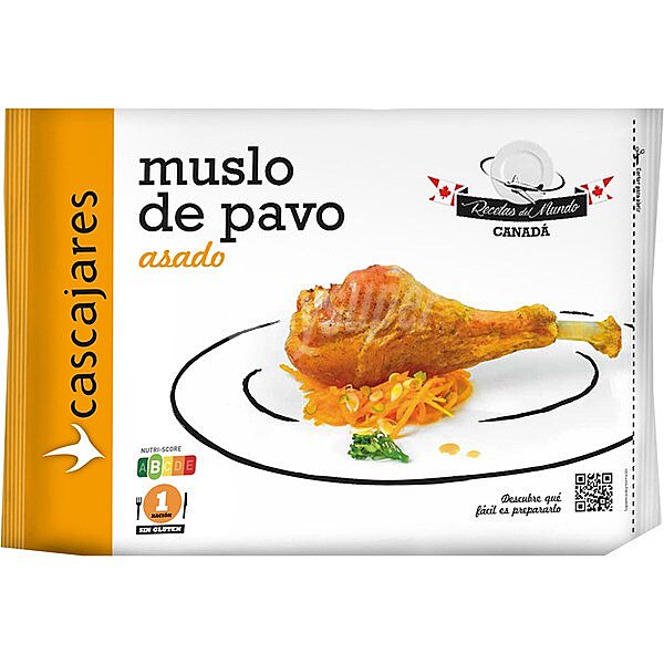 Muslo de pavo asado 1 ración sin gluten