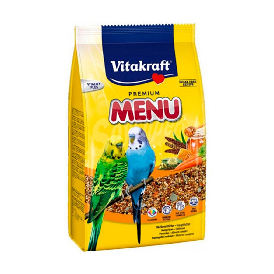 Vitakraft Alimento pájaros, menú periquitos vitakraft