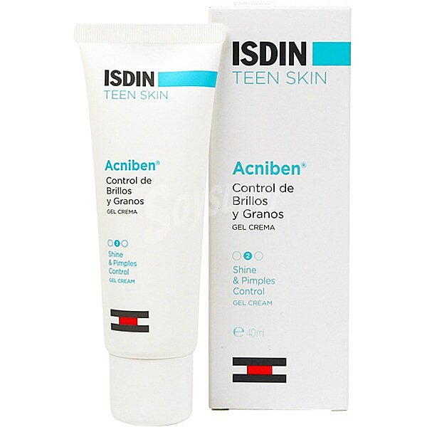 Acniben gel crema para el control de brillos y granos tubo 40 ml