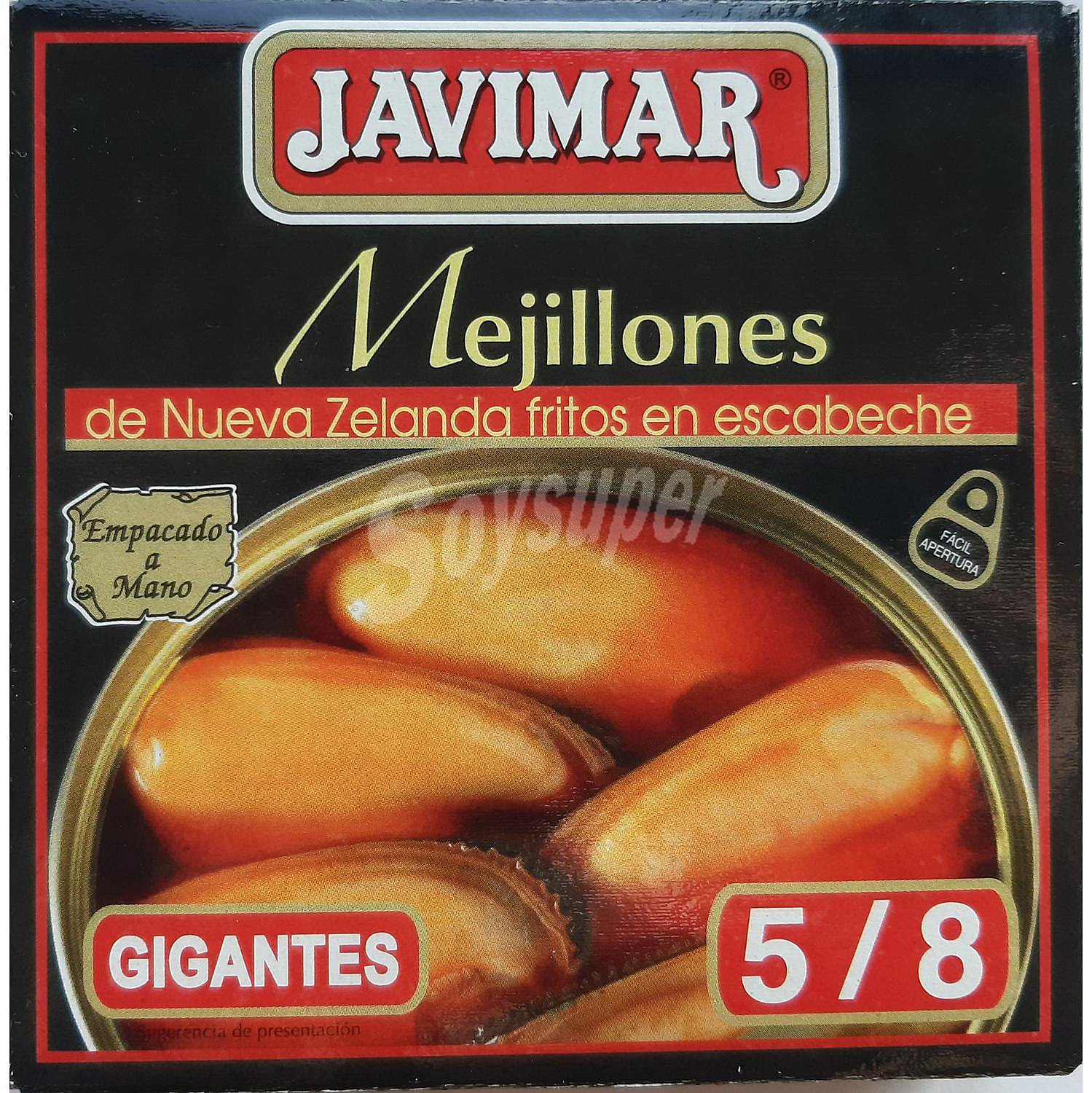 Mejillones en escabeche Javimar