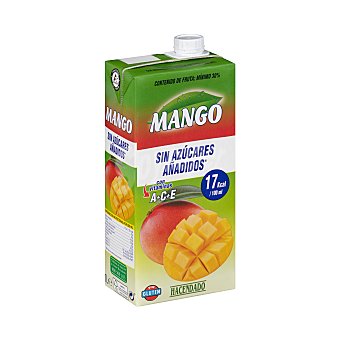 Néctar de mango sin azúcares añadidos