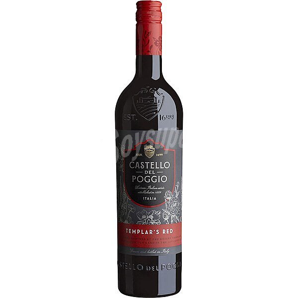 Vino tinto Red Blend de Italia DEL poggio