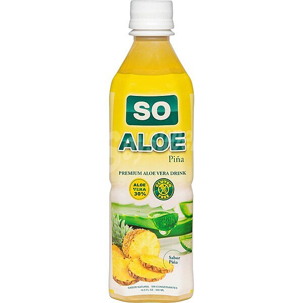 Bebida de Aloe Vera sabor piña Sin Gluten