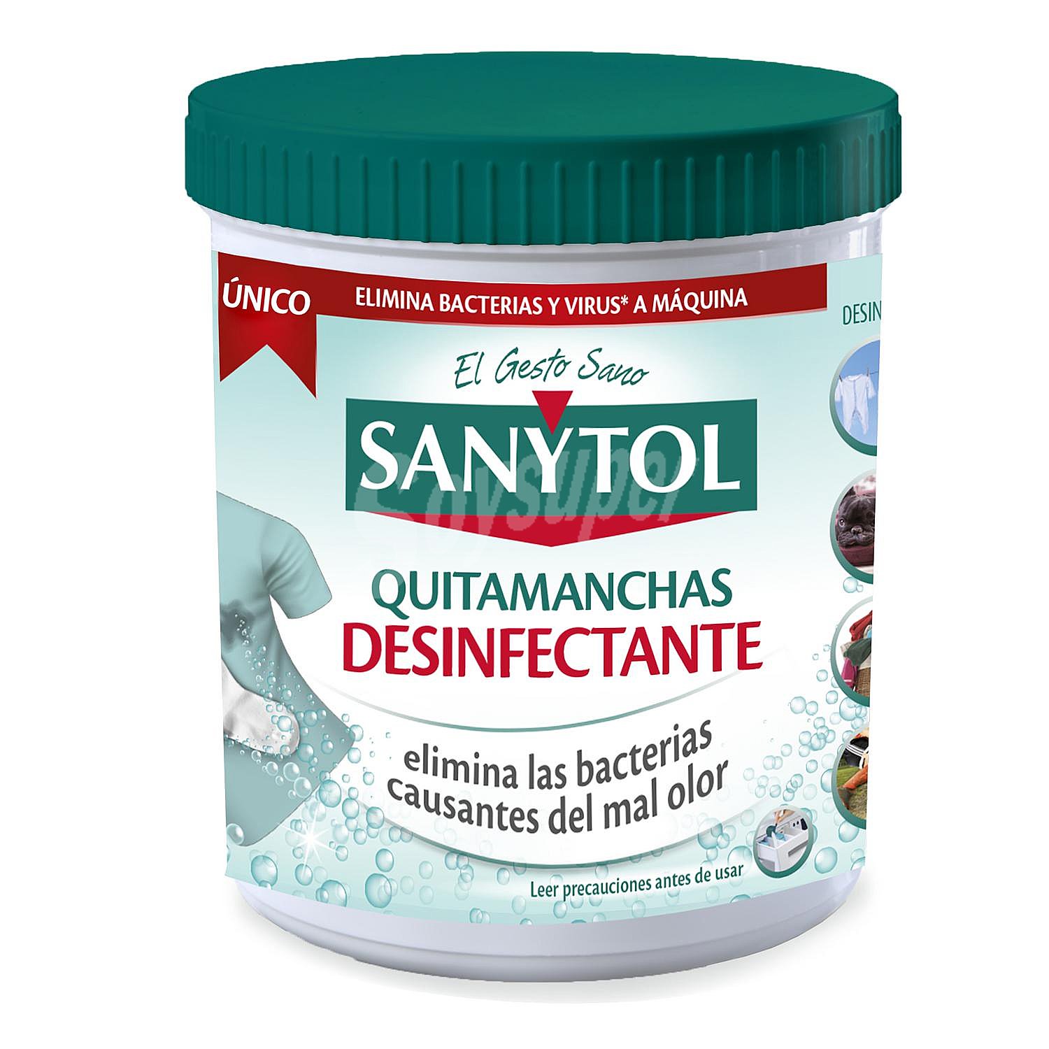 Quitamanchas desinfectante en polvo Sanytol