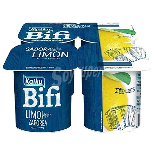 Kaiku Bífidus con sabor a limón kaiku Bifi