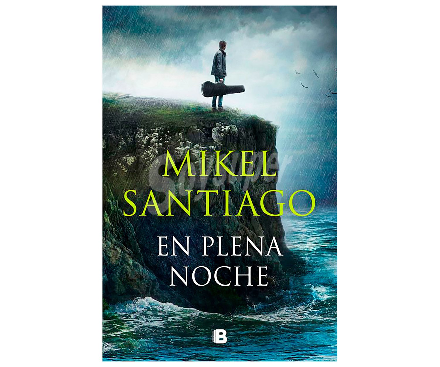 En plena noche, mikel santiago. Género: novela negra. Editorial Ediciones B.