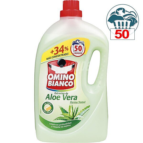 Detergente líquido aloe vera