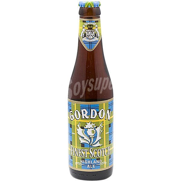 Gordon Finest Scoth cerveza rubia tipo Ale