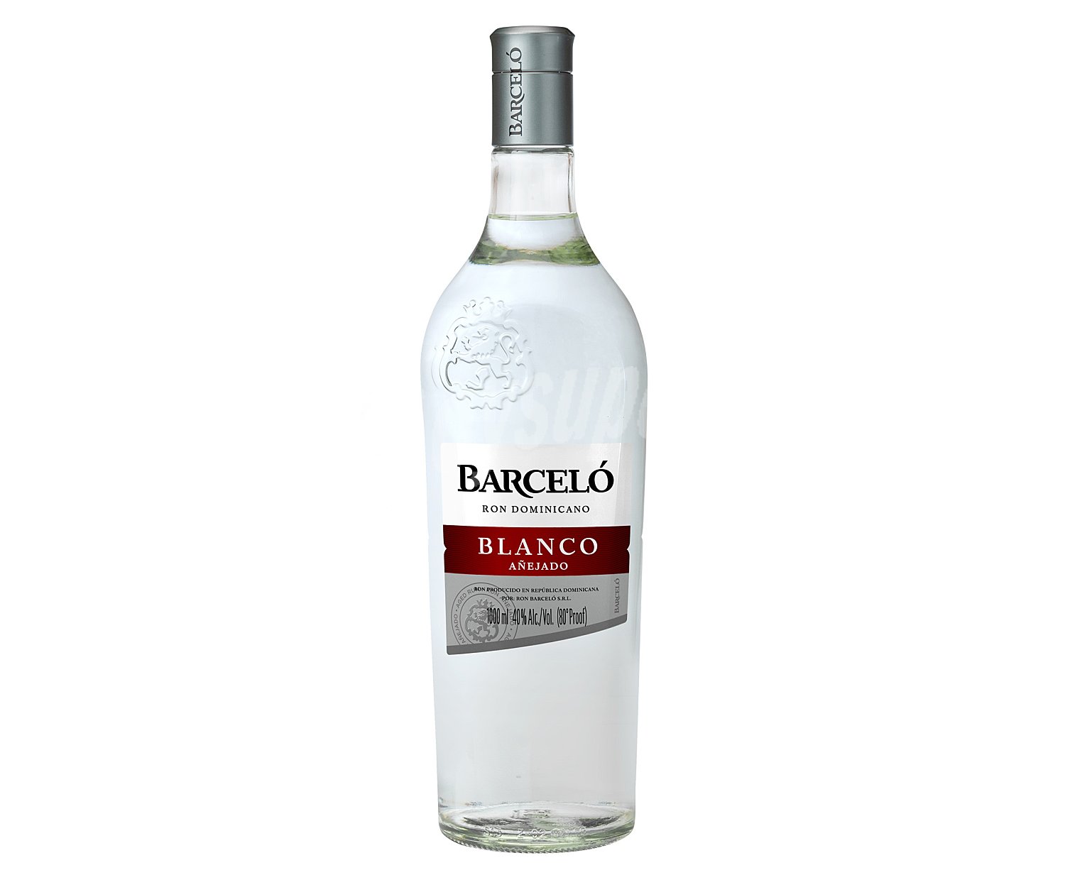 Barceló Ron blanco añejado, producido en República Dominicana barceló