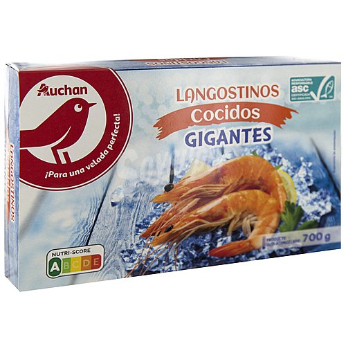 Producto alcampo Langostinos gigantes 14 / 18, cocidos y ultracongeldos producto alcampo (p.n)