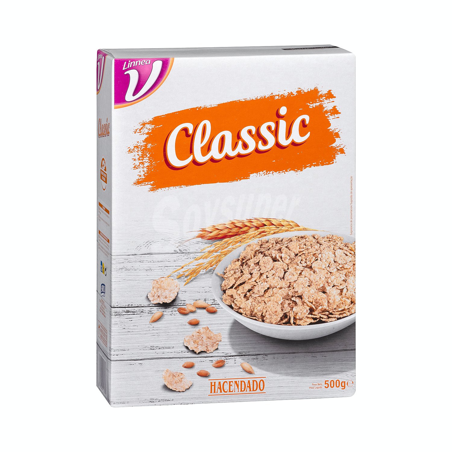 Cereal copos arroz trigo integral (classic)