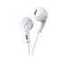 Auriculares tipo intrauditivo JVC HA-F160-W-E gumy con cable, color blanco