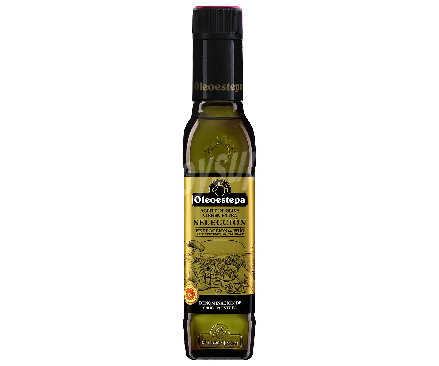 Aceite de oliva virgen extra selección con denominación de origen Estepa