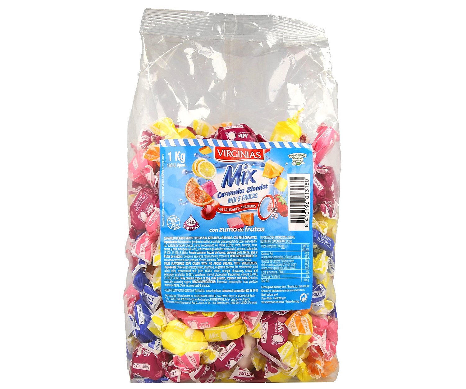 Caramelos blandos Mix 5 frutas