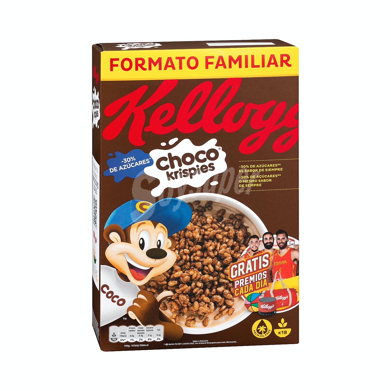 Cereal arroz inflado chocolate choco krispies