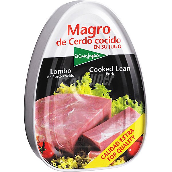 Magro de cerdo cocido