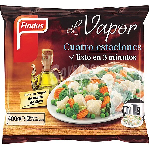 Bolsa de verduras cuatro estaciones al vapor