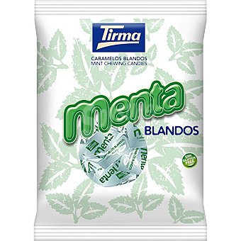 Caramelos blandos sabor menta