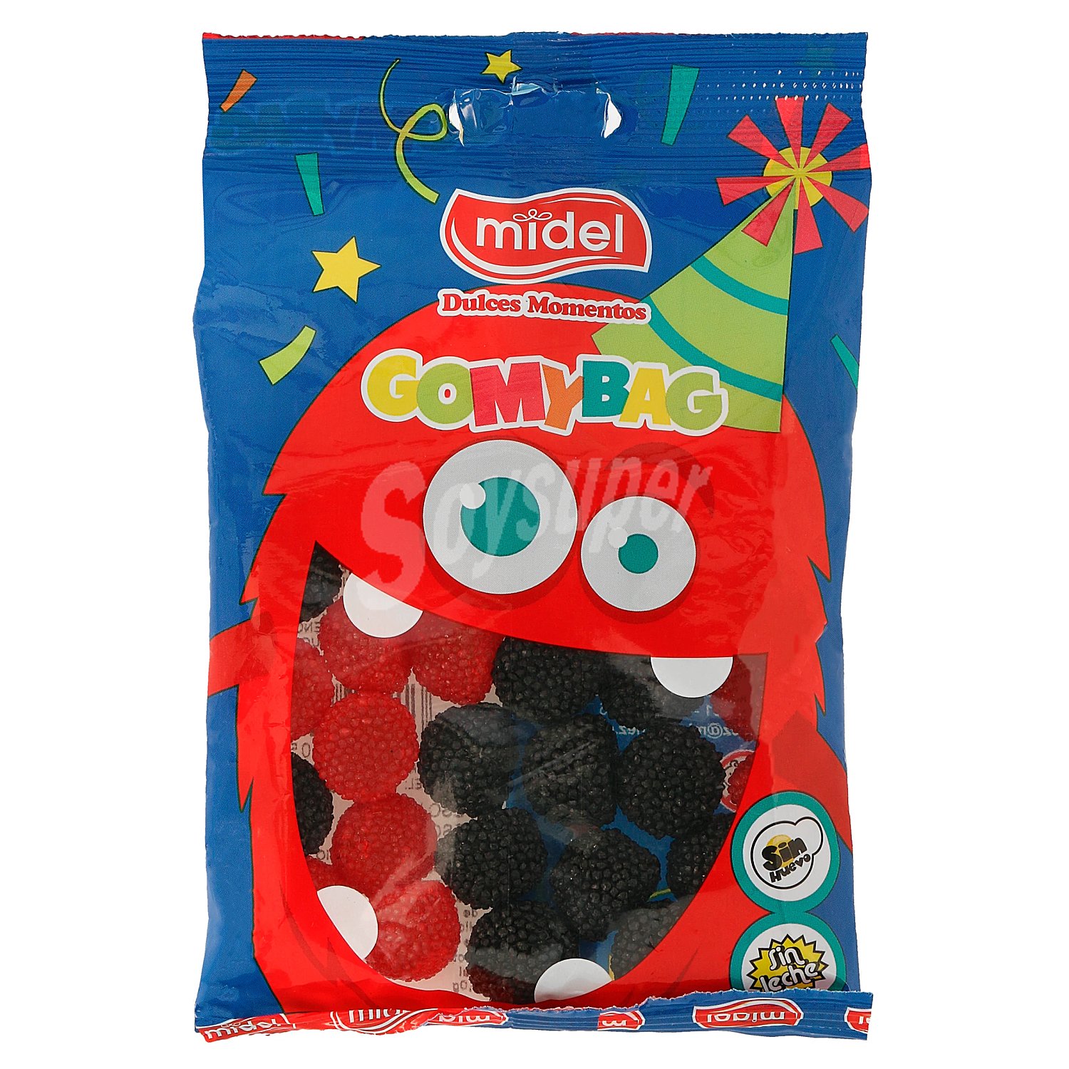 Golosinas gomy bag moras midel